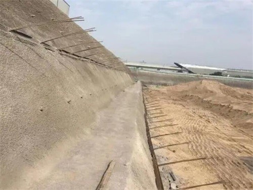 官渡河道边坡加固